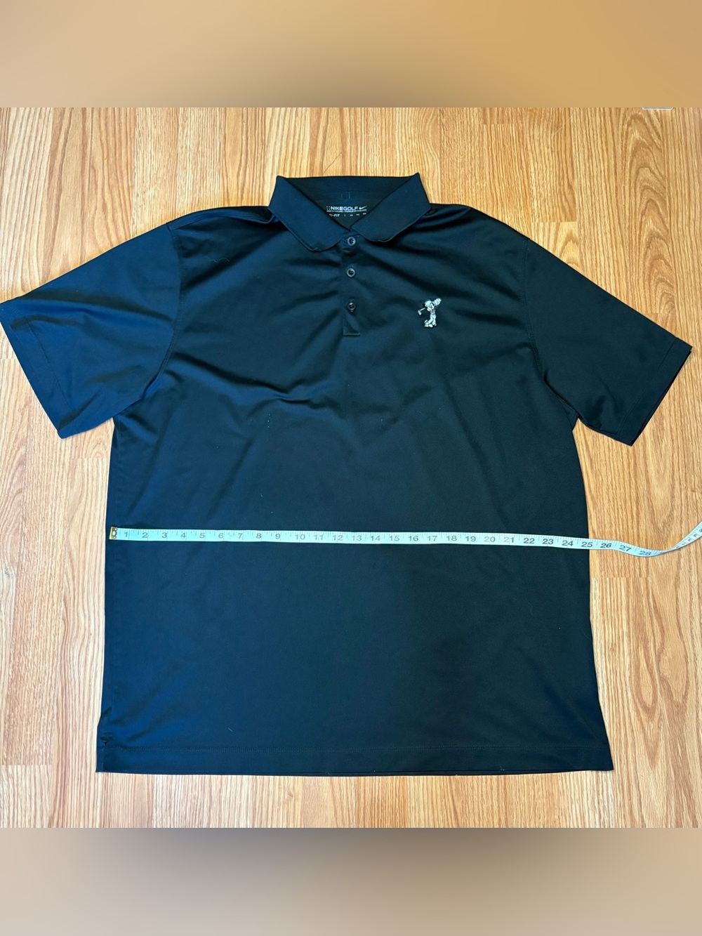 Nike Men's Black Golf Polo with Embroidered Mickey Golfer - Picture 5 of 7